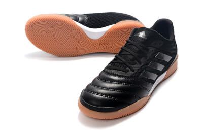 Men's Adidas Copa Tango 20.1 IC Indoor & Futsal Low-Tops Football Shoes - Black/White/Brown