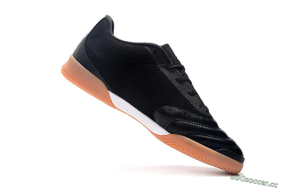 Men's Adidas Copa Tango 20.1 IC Indoor & Futsal Low-Tops Football Shoes - Black/White/Brown 4