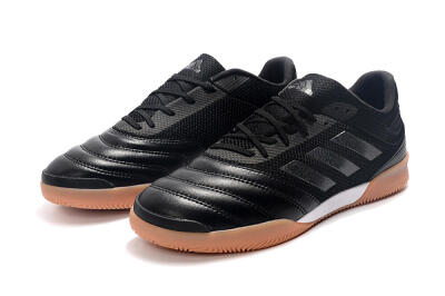Men's Adidas Copa Tango 20.1 IC Indoor & Futsal Low-Tops Football Shoes - Black/White/Brown