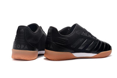 Men's Adidas Copa Tango 20.1 IC Indoor & Futsal Low-Tops Football Shoes - Black/White/Brown