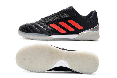 Men's Adidas Copa Tango 20.1 IC Indoor & Futsal Low-Tops Football Shoes - Black/Red/White