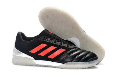 Men's Adidas Copa Tango 20.1 IC Indoor & Futsal Low-Tops Football Shoes - Black/Red/White