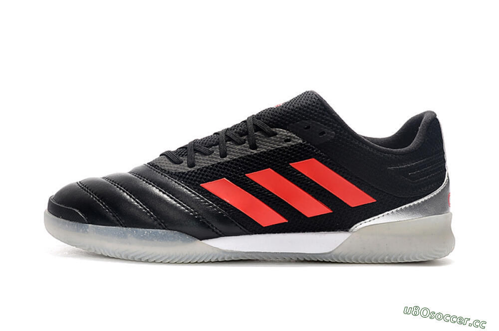 Men's Adidas Copa Tango 20.1 IC Indoor & Futsal Low-Tops Football Shoes - Black/Red/White 0