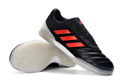 Men's Adidas Copa Tango 20.1 IC Indoor & Futsal Low-Tops Football Shoes - Black/Red/White