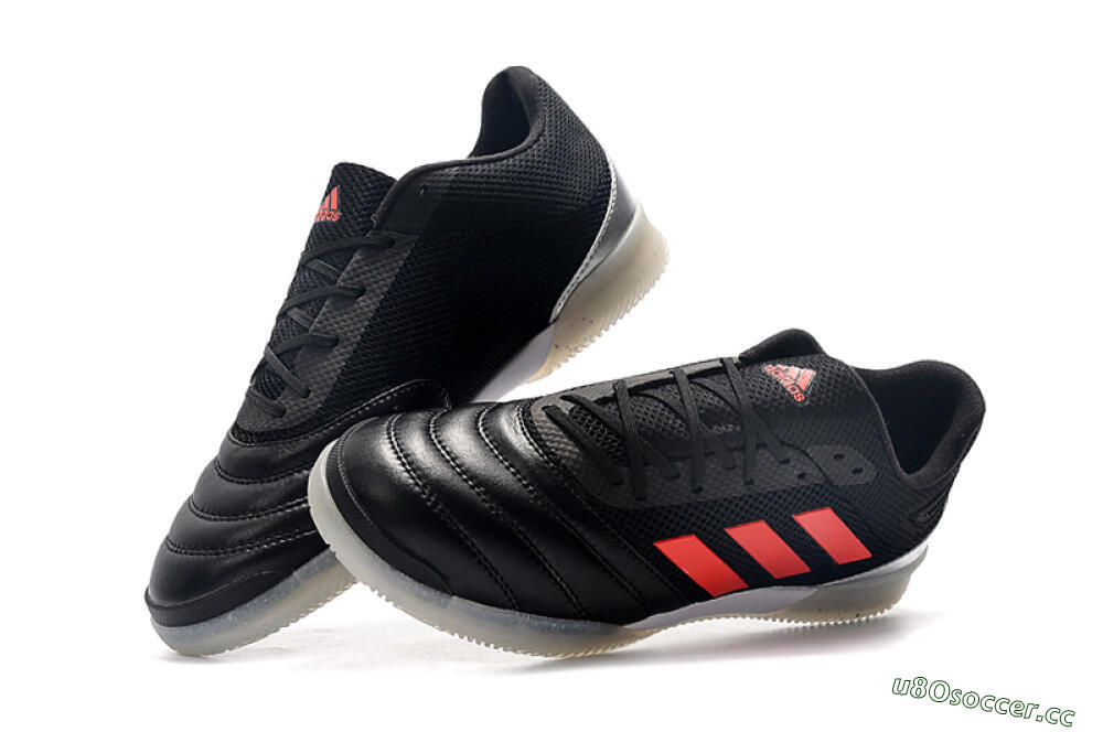 Men's Adidas Copa Tango 20.1 IC Indoor & Futsal Low-Tops Football Shoes - Black/Red/White 6
