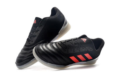 Men's Adidas Copa Tango 20.1 IC Indoor & Futsal Low-Tops Football Shoes - Black/Red/White