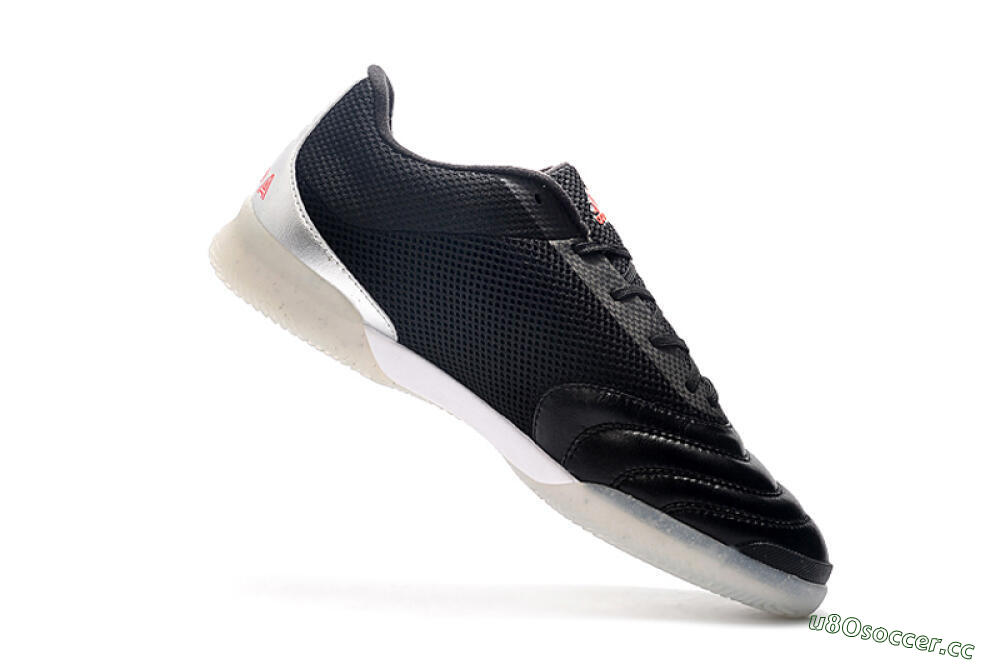Men's Adidas Copa Tango 20.1 IC Indoor & Futsal Low-Tops Football Shoes - Black/Red/White 7