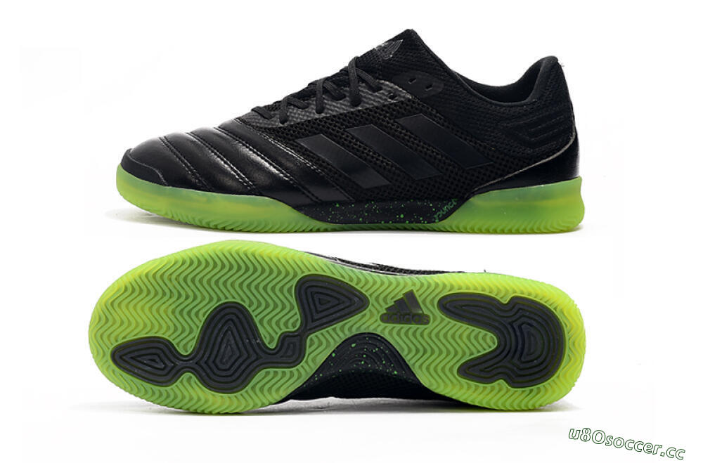 Men's Adidas Copa Tango 20.1 IC Indoor & Futsal Low-Tops Football Shoes - Black/Yellow 1
