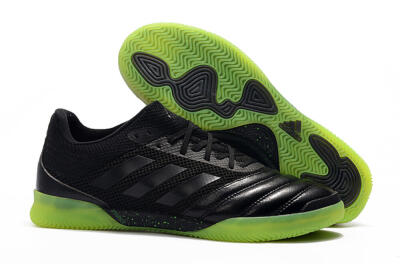 Men's Adidas Copa Tango 20.1 IC Indoor & Futsal Low-Tops Football Shoes - Black/Yellow