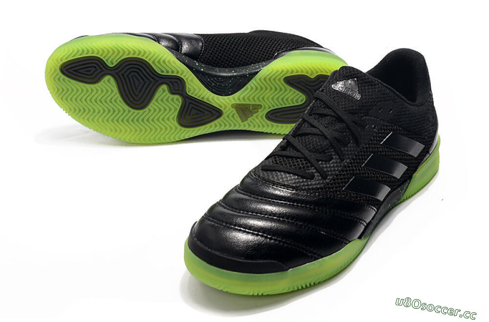 Men's Adidas Copa Tango 20.1 IC Indoor & Futsal Low-Tops Football Shoes - Black/Yellow 3