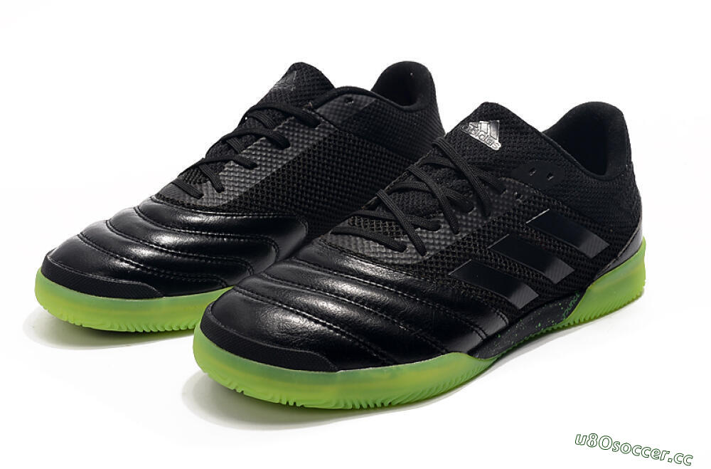Men's Adidas Copa Tango 20.1 IC Indoor & Futsal Low-Tops Football Shoes - Black/Yellow 4