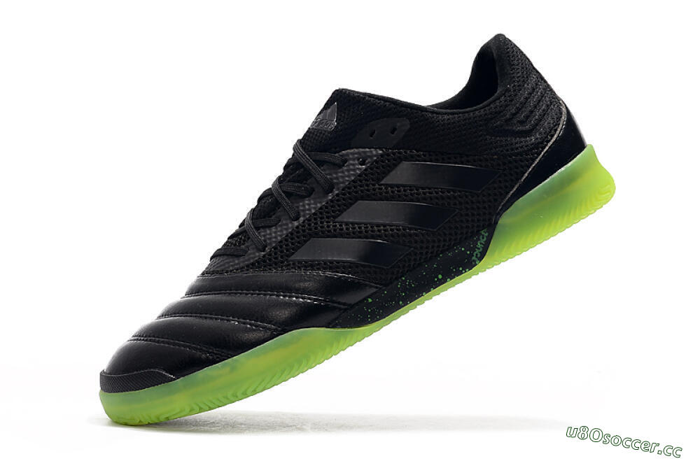 Men's Adidas Copa Tango 20.1 IC Indoor & Futsal Low-Tops Football Shoes - Black/Yellow 8