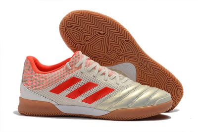 Men's Adidas Copa Tango 20.1 IC Indoor & Futsal Low-Tops Football Shoes - White/Red