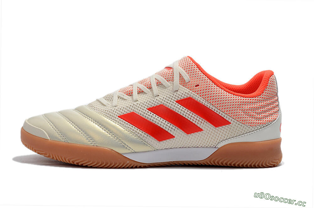 Men's Adidas Copa Tango 20.1 IC Indoor & Futsal Low-Tops Football Shoes - White/Red 0