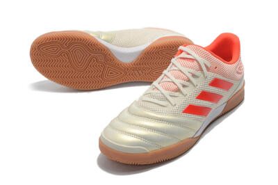 Men's Adidas Copa Tango 20.1 IC Indoor & Futsal Low-Tops Football Shoes - White/Red