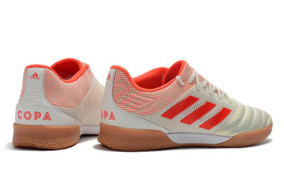 Men's Adidas Copa Tango 20.1 IC Indoor & Futsal Low-Tops Football Shoes - White/Red