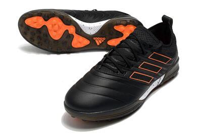 Men's Adidas Copa Tango 20.1 TF Artificial Turf Low-Tops Football Shoes - Black/Orange/White