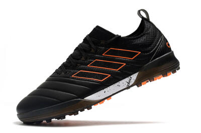Men's Adidas Copa Tango 20.1 TF Artificial Turf Low-Tops Football Shoes - Black/Orange/White