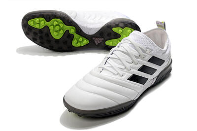 Men's Adidas Copa Tango 20.1 TF Artificial Turf Low-Tops Football Shoes - White/Black