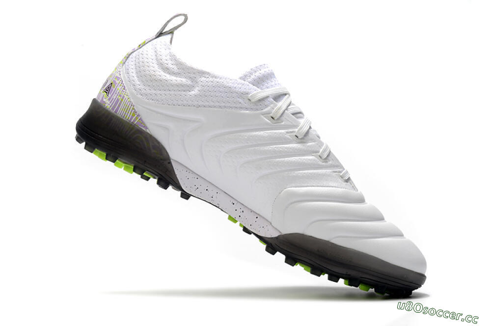 Men's Adidas Copa Tango 20.1 TF Artificial Turf Low-Tops Football Shoes - White/Black 4