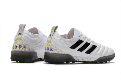 Men's Adidas Copa Tango 20.1 TF Artificial Turf Low-Tops Football Shoes - White/Black