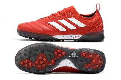 Men's Adidas Copa Tango 20.1 TF Artificial Turf Low-Tops Football Shoes - Red/White