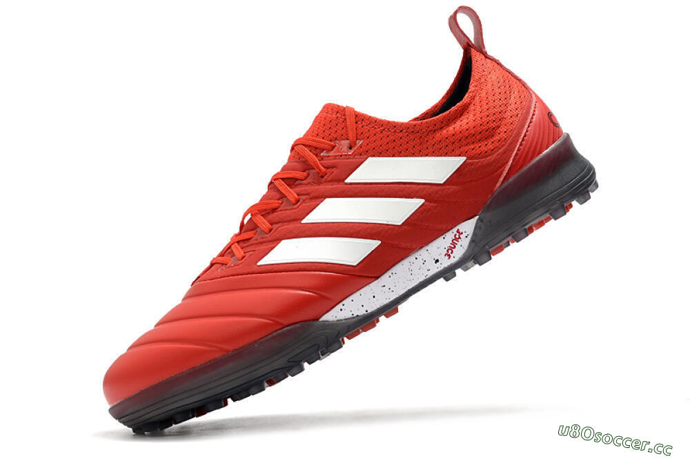 Men's Adidas Copa Tango 20.1 TF Artificial Turf Low-Tops Football Shoes - Red/White 5