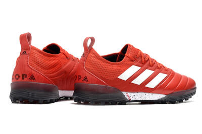 Men's Adidas Copa Tango 20.1 TF Artificial Turf Low-Tops Football Shoes - Red/White