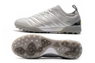 Men's Adidas Copa Tango 20.1 TF Artificial Turf Low-Tops Football Shoes - Silver/Black