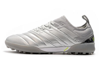 Men's Adidas Copa Tango 20.1 TF Artificial Turf Low-Tops Football Shoes - Silver/Black