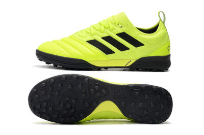 Men's Adidas Copa Tango 20.1 TF Artificial Turf Low-Tops Football Shoes - Yellow/Black