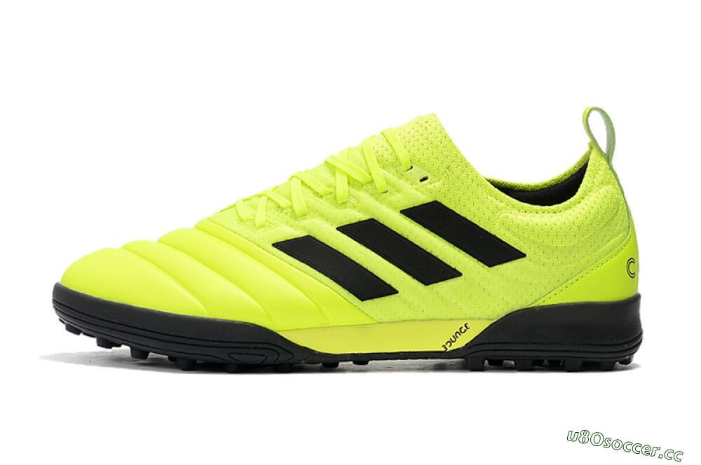 Men's Adidas Copa Tango 20.1 TF Artificial Turf Low-Tops Football Shoes - Yellow/Black 0
