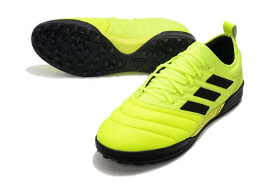 Men's Adidas Copa Tango 20.1 TF Artificial Turf Low-Tops Football Shoes - Yellow/Black