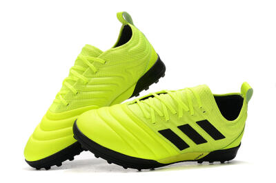 Men's Adidas Copa Tango 20.1 TF Artificial Turf Low-Tops Football Shoes - Yellow/Black