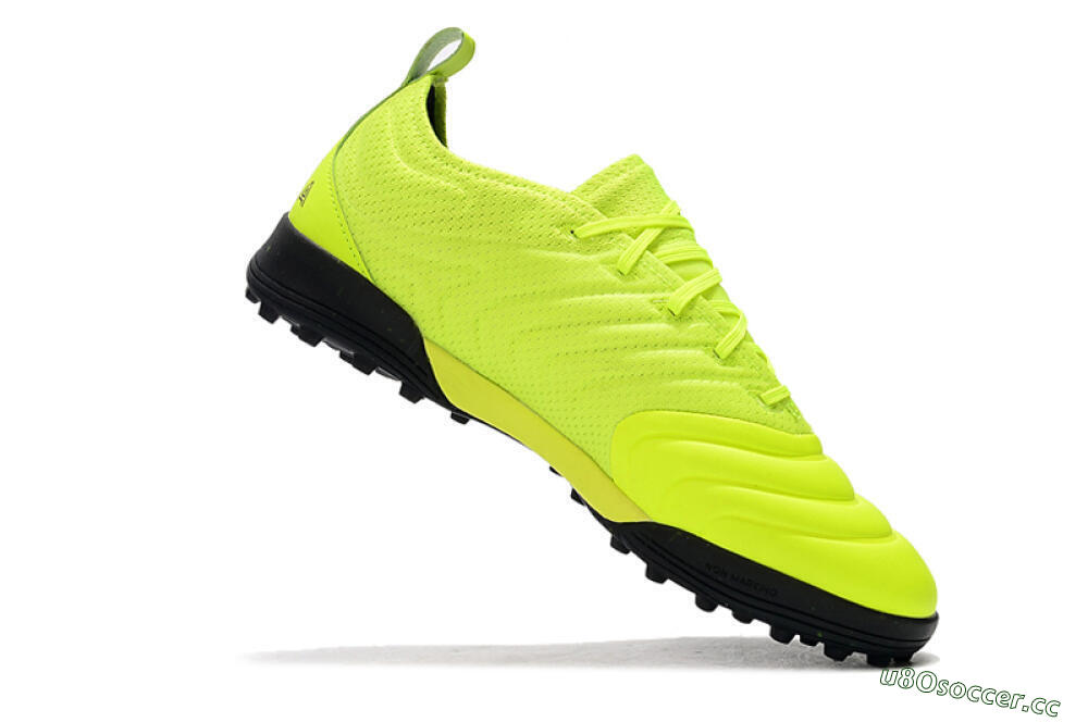 Men's Adidas Copa Tango 20.1 TF Artificial Turf Low-Tops Football Shoes - Yellow/Black 7