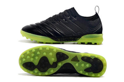 Men's Adidas Copa Tango 20.1 TF Artificial Turf Low-Tops Football Shoes - Black/Yellow