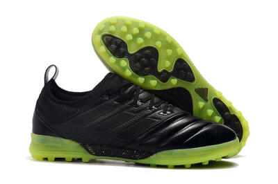 Men's Adidas Copa Tango 20.1 TF Artificial Turf Low-Tops Football Shoes - Black/Yellow