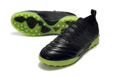 Men's Adidas Copa Tango 20.1 TF Artificial Turf Low-Tops Football Shoes - Black/Yellow