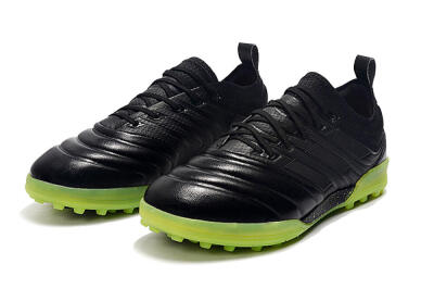 Men's Adidas Copa Tango 20.1 TF Artificial Turf Low-Tops Football Shoes - Black/Yellow
