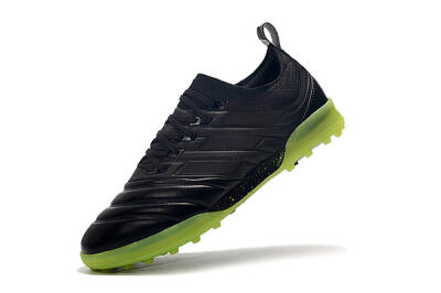 Men's Adidas Copa Tango 20.1 TF Artificial Turf Low-Tops Football Shoes - Black/Yellow