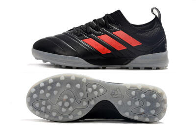 Men's Adidas Copa Tango 20.1 TF Artificial Turf Low-Tops Football Shoes - Black/Red