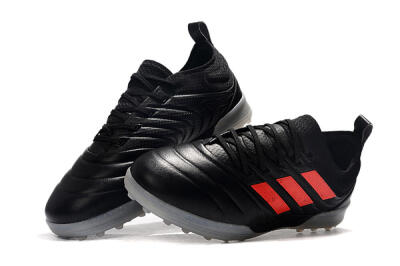 Men's Adidas Copa Tango 20.1 TF Artificial Turf Low-Tops Football Shoes - Black/Red