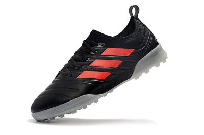 Men's Adidas Copa Tango 20.1 TF Artificial Turf Low-Tops Football Shoes - Black/Red