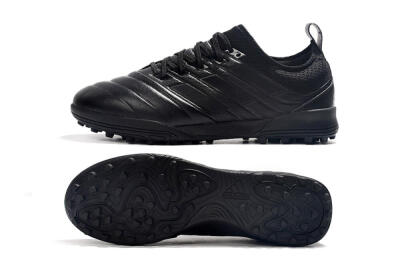 Men's Adidas Copa Tango 20.1 TF Artificial Turf Low-Tops Football Shoes - Black/Black