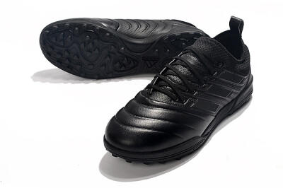 Men's Adidas Copa Tango 20.1 TF Artificial Turf Low-Tops Football Shoes - Black/Black