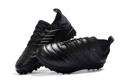 Men's Adidas Copa Tango 20.1 TF Artificial Turf Low-Tops Football Shoes - Black/Black