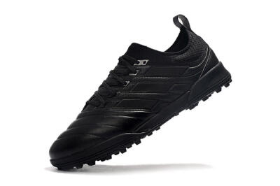 Men's Adidas Copa Tango 20.1 TF Artificial Turf Low-Tops Football Shoes - Black/Black