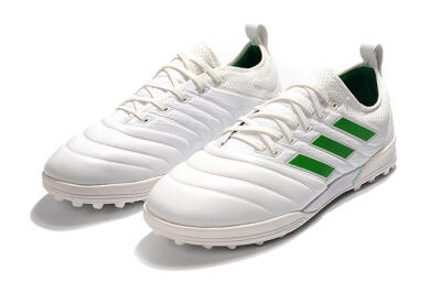 Men's Adidas Copa Tango 20.1 TF Artificial Turf Low-Tops Football Shoes - White/Green