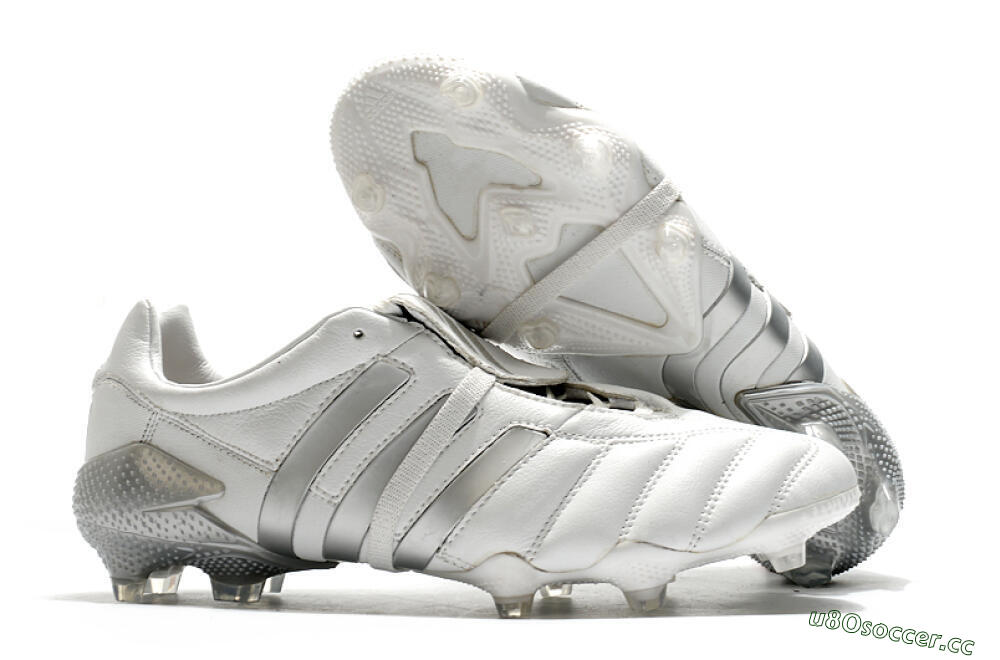 Men's Adidas Predator 20+ Mutator Mania Tormentor FG Firm Ground Low-Tops Football Boots - White/Silver 2