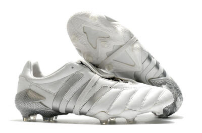 Men's Adidas Predator 20+ Mutator Mania Tormentor FG Firm Ground Low-Tops Football Boots - White/Silver
